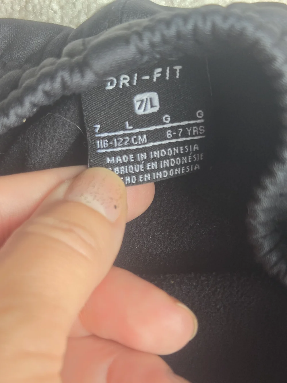 Nike Kids Black Athletic Pants with Swoosh